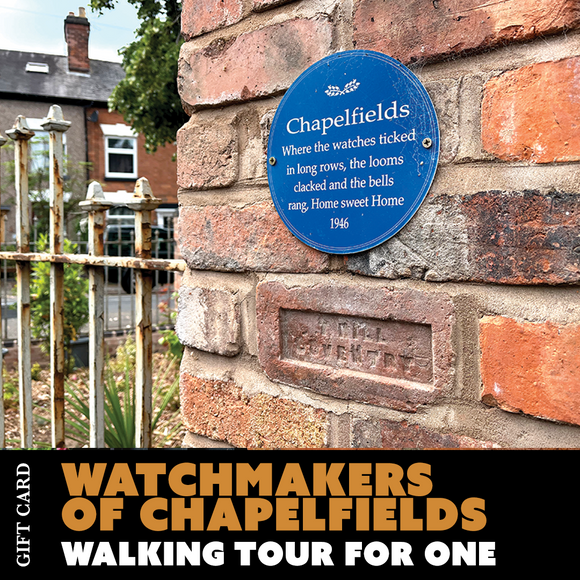 Gift Card: Watchmakers of Chapelfields walking tour for one
